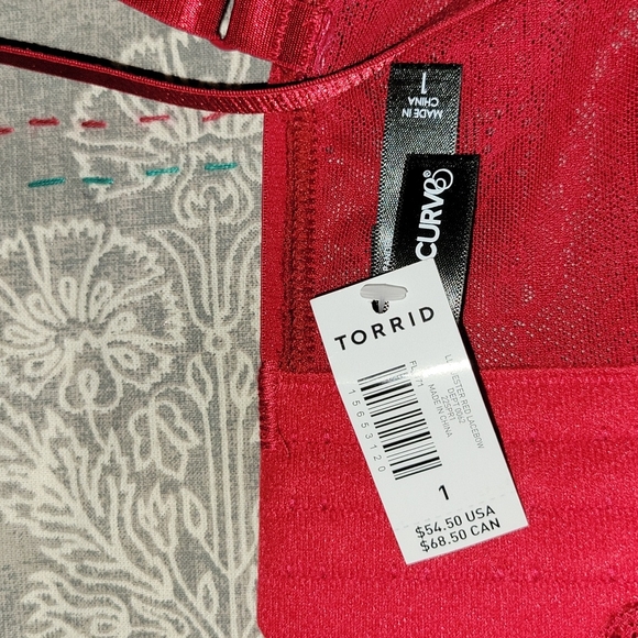 NWT | Torrid Red Bow Unlined Underwire Bra & Panty Lingerie Set | Size 1 - Picture 7 of 12